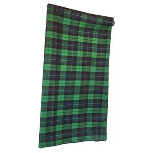 Black Watch Tartan Taffeta Fabric 2.5 Yards | Green Blue Plaid Fabric | Scottish